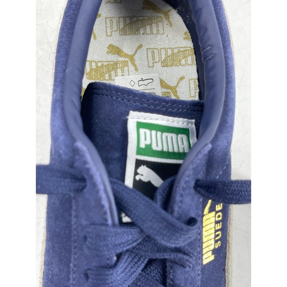 Puma Men's Classic Xxi Sneakers Blue Suede Casual Low Top Lace Up US Size 7.5 - Picture 12 of 16